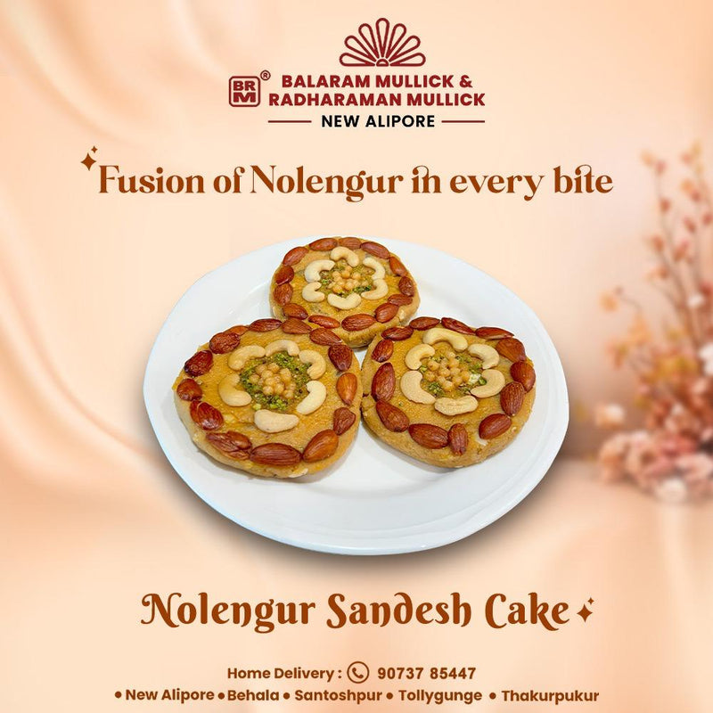 Nolen Gur Sandesh Cake
